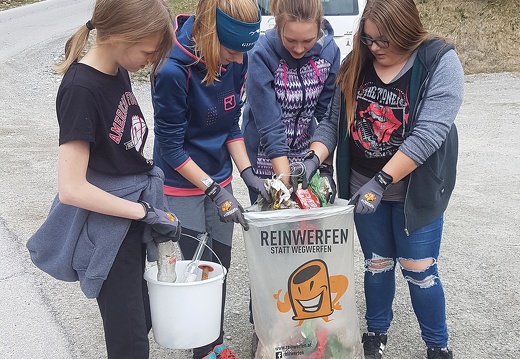 2019, Flurreinigung 3a Klasse