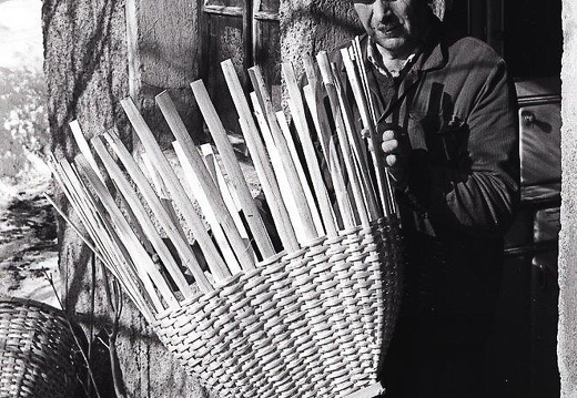1991 - Korbflechten beim Egger in Staniska