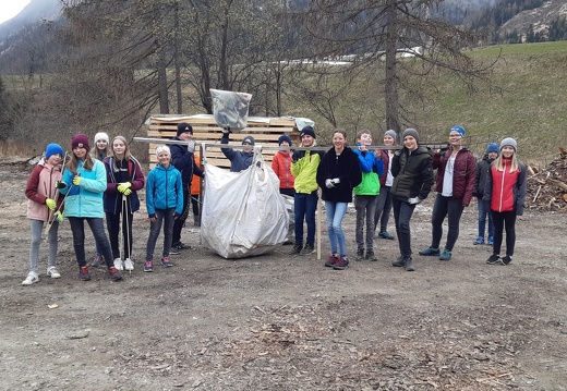 Müllsammeln Schule 2023 