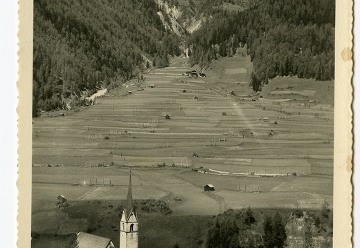 1934, Blick auf die Dorfer Felder