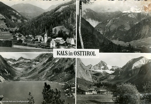 Grußkarte aus Kals am Großglockner