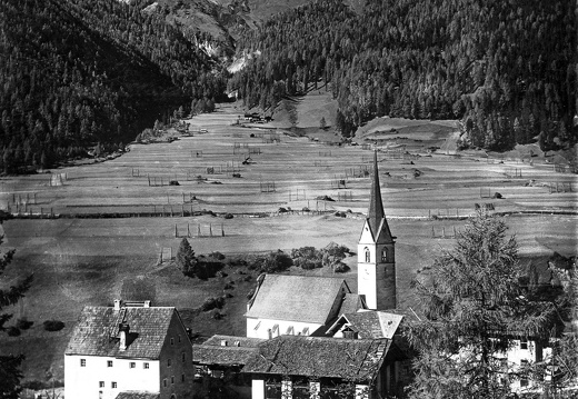 Historischer Blick Dorferfelder