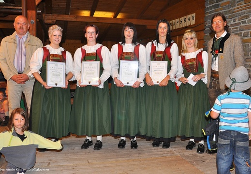 2011, Ehrungen Musikkapelle
