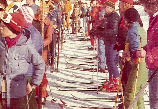 1972, Schifahren anno dazumal