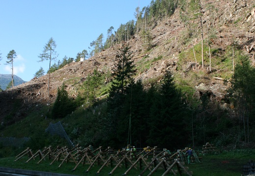 2019, Sicherungsarbeiten Sturm "VAIA"