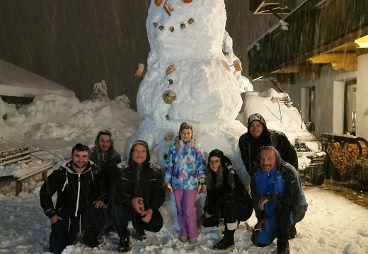 2019, November-Schneemann 