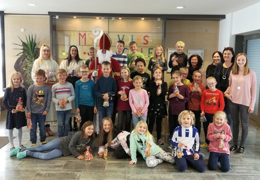 2019, Schule, Besuch vom Nikolaus