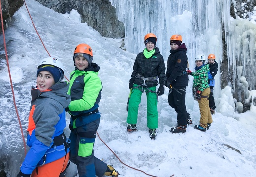 2020,  Eisklettern im Eispark