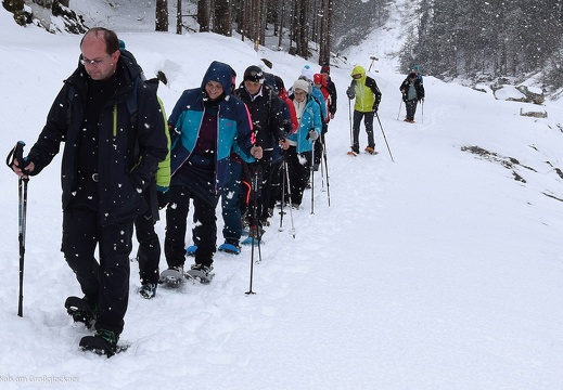 2020, Schneeschuhwanderung
