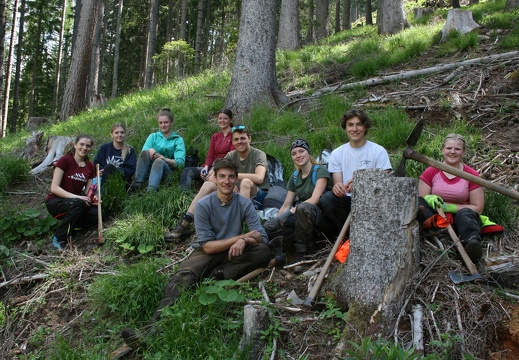 5. Juni 2021: Aufforsten mit der Jungbauernschaft/Landjugend Kals im Moas