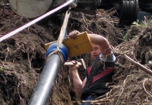 Sanierung Wasserleitung von Hochbehälter bis Ortsnetz Ködnitz