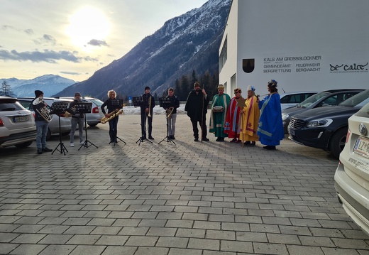 Sternsingen 2022 - Besuch in den Fraktionen