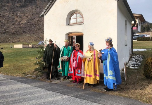 Sternsingen 2022 - Besuch in den Fraktionen