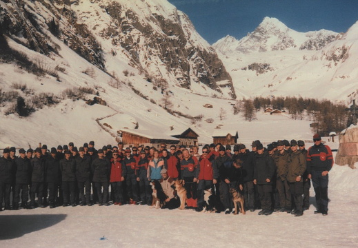 Lawinenübung mit Bundesheer, März 1998