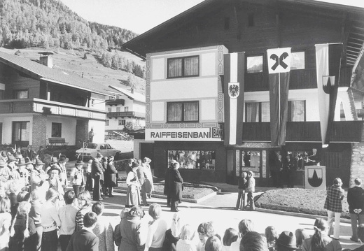 Eröffnung Bank Filiale Kals 22.10.1978 kals fa 30 